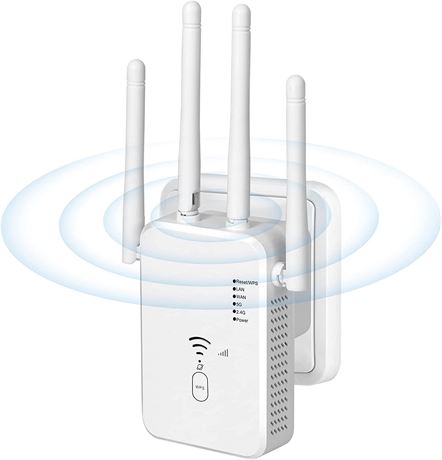 WiFi Extender 1200Mbps, Internet Booster, Internet Extender
