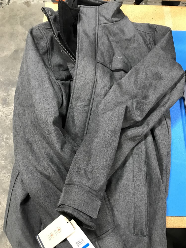 BintimeDirect Dockers Men's Dwight Soft Shell Bib Jacket XL Charcoal