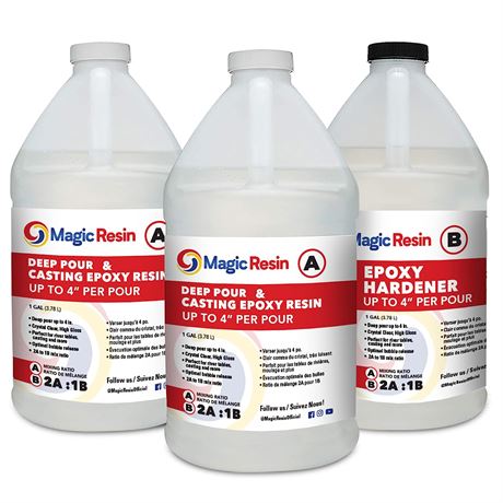 Magic Resin Deep Pour & Casting Epoxy Resin Kit