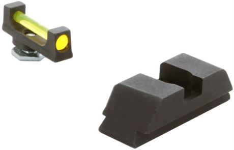 AmeriGlo Sight fits Glock Amber Fiber Front Black Rear