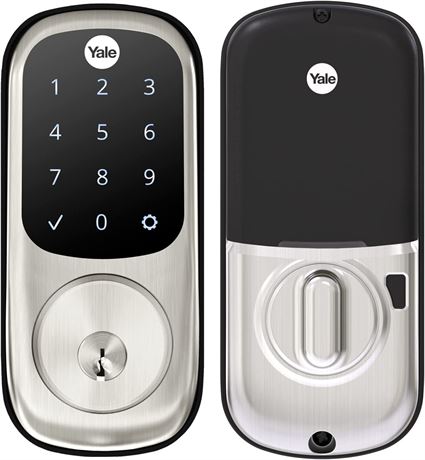 Yale Assure Lock - Wi-Fi Touchscreen Smart Lock - Satin Nickel