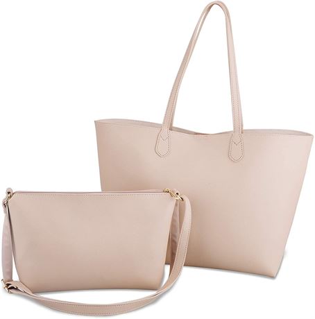 Retro Classic Set of 2 Soft Large Faux Leather Crossbody, 18.9"