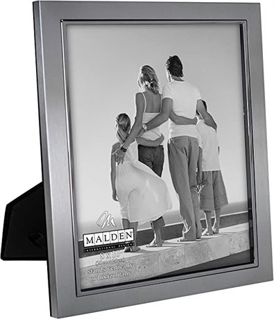 Malden International Designs Uptown Matte Silver 8x10, Silve
