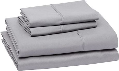 Amazon Basics Lightweight Super Soft Easy Care Microfiber Bed Sheet Set