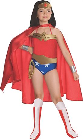 Rubies DC Super Heroes Collection Deluxe Wonder Woman Costume, Small (4-6)