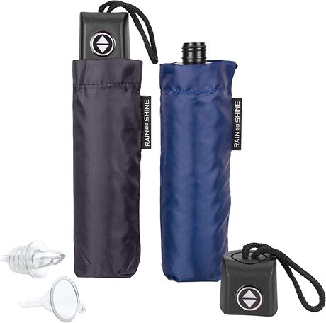 GoPong Rain or Shine Umbrella Flask 2 Pack