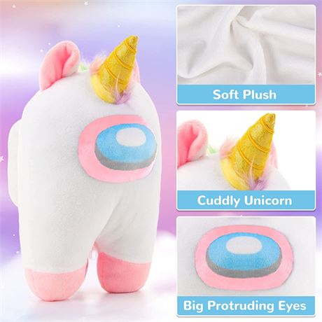 10 Inch Unicorn Plush Among US