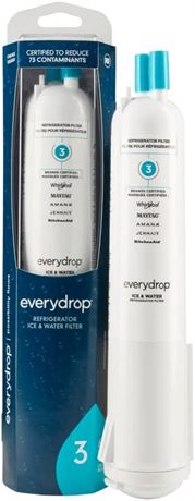 everydrop by Whirlpool Ice & Water Refrigerator Filter 3, EDR3RXD1, 1-Pack