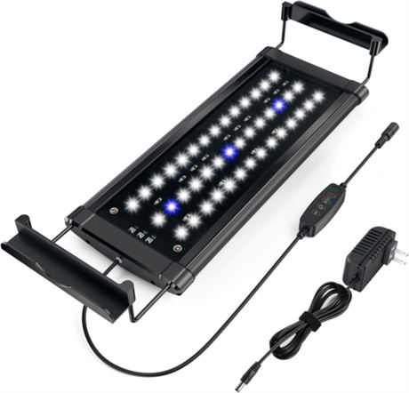 Honpal LED Aquarium Light , Fish Tank Light with Extendable Brackets