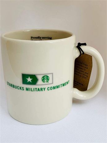 STARBUCKS MILITARY COMMITMENT Made in USA Coffee Mug