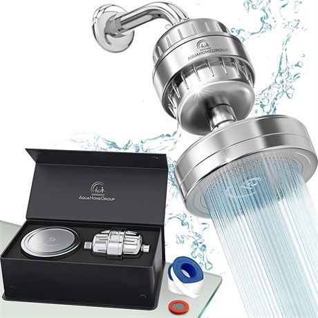 AquaHomeGroup Luxury Filtered Shower Head Set