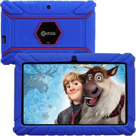 Contixo V8 7-Inch Kids Tablets Dark Blue