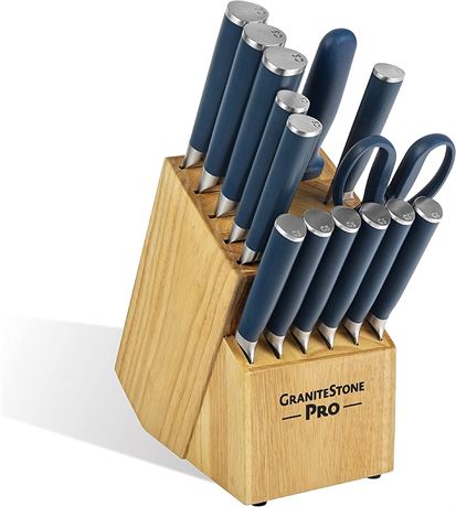 GraniteStone Pro Nutriblade 15-Piece Knife Set