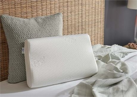 Tempur-Pedic TEMPUR-Ergo Neck Pillow, Firm Support, Medium Profile, White