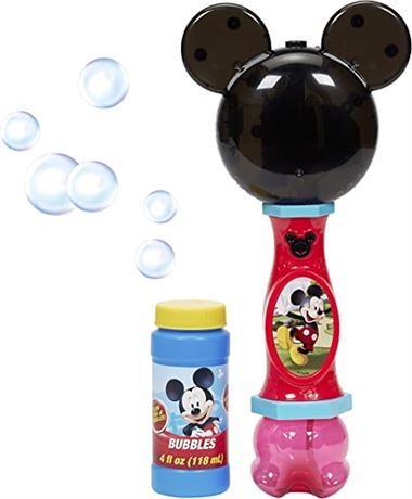 Disney Mickey Mouse Light/Sound Musical Bubble Wand with Solution
