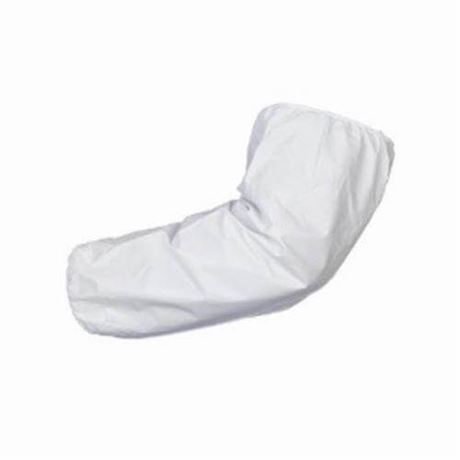 LAKELAND Sleeve, elastic both ends, 18IN., serged seam, white: White, 100 PK