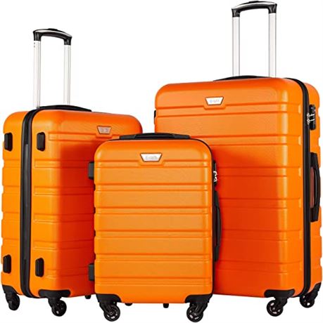 Coolife Luggage 3 Piece Set