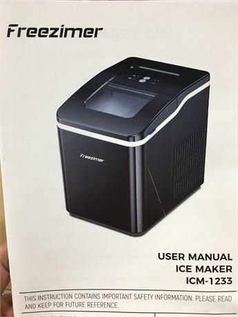26 Lbs Countertop Self-Clean Function Portable Ice Maker Machine In Black