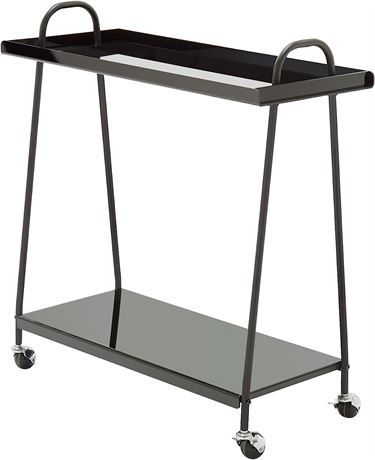 2-Tier Mobile Bar Cart