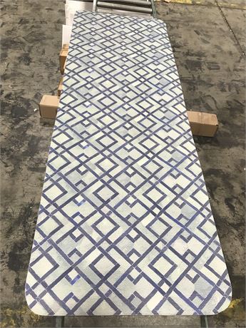 Unbranded Geometric Yoga Mat - Blue - See Photos