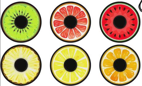 Jexine Neoprene Floating Drink Holder with Lanyard Floating Coaster, 12-Pack