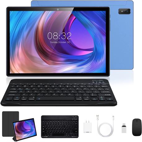 Android 11.0 Tablet, 64GB ROM 256GB Expand, Octa-Core, 10 in