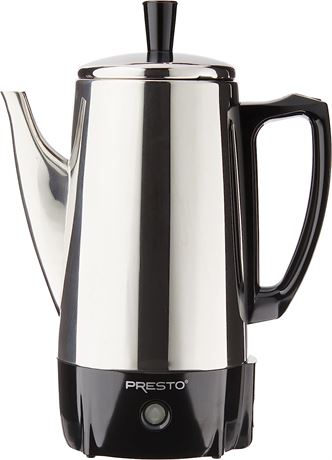Presto 02822 6-Cup Stainless-Steel Coffee Percolator