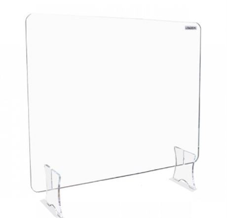 Leadzm Acrylic Removable Guard, Clear, (30" X 23.6" X0.24")