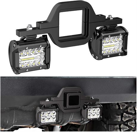 Nilight 2 PCS 4 Inch 60W LED Light Bar