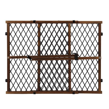 Evenflo Position & Lock Baby Gate, Pressure-Mounted, Farmhouse Collection