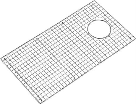 CIPOTAL 27 in. x 14 in. Side Drain Sink Protector with Supersoft Silicone Feet