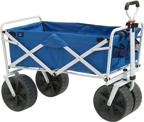 MacSports Heavy Duty Collapsible Folding All Terrain Utility Beach Wagon Cart