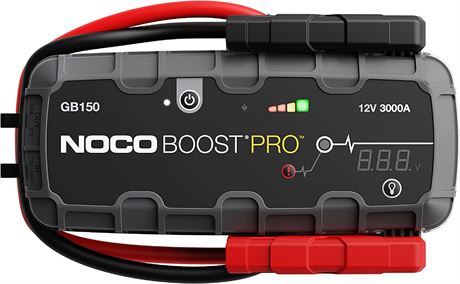 NOCO Boost Pro GB150 3000A UltraSafe Car Battery Jump Starter, 12V