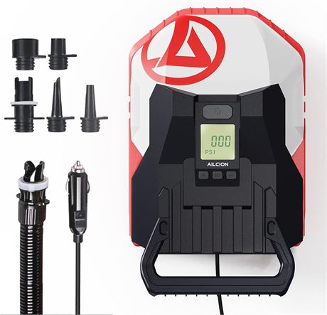 AILCION Electric Air Pump with 12V Car Connector
