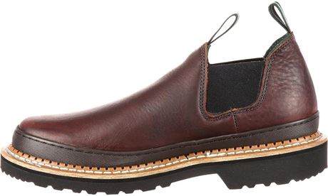 Georgia Giant Men�s Romeo Slip-On Work Shoe - Soggy Brown - 9.5M