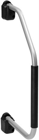 Lend-a-Hand Folding RV Handrail Satin Metal