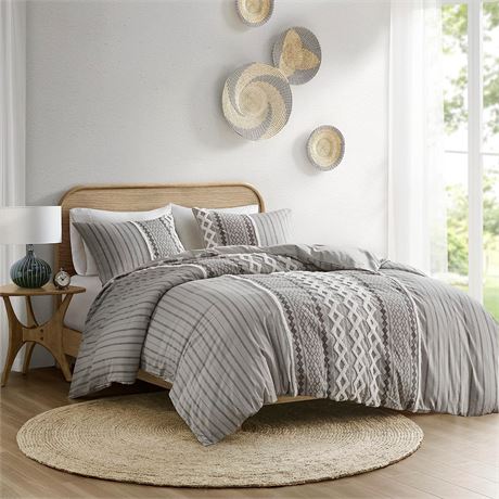 INK+IVY Imani 100% Cotton Duvet Cover Set