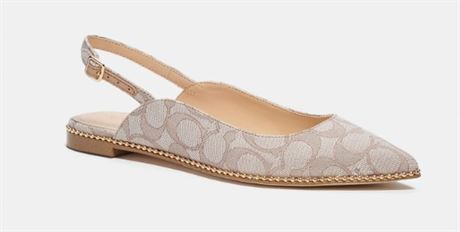 Coach Vae Skimmer Slingback Flats, 11