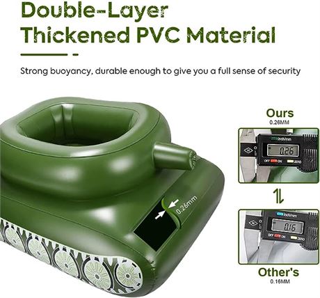Tank Pool Floats Adult Inflatable Tank Pool Float With Water Cannon